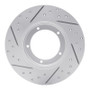 R1 65-76 Porsche 911 Front Right Drilled & Slotted Geo-Carbon Rotor