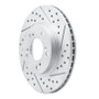 R1 91-01 Acura Rl Front Right Drilled & Slotted Geo-Carbon Rotor