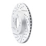 R1 91-01 Acura Legend Front Left Drilled & Slotted Geo-Carbon Rotor