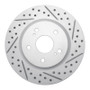 R1 06-17 Suzuki Grand Vitara Front Right Drilled & Slotted Geo-Carbon Rotor