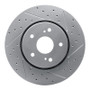 R1 10-13 Suzuki Kizashi Front Right Drilled & Slotted Geo-Carbon Rotor