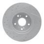 R1 10-13 Suzuki Kizashi Front Right Drilled & Slotted Geo-Carbon Rotor