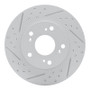 R1 12-15 Acura Ilx Front Left Drilled & Slotted Geo-Carbon Rotor