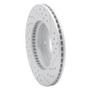 R1 12-15 Acura Ilx Front Left Drilled & Slotted Geo-Carbon Rotor