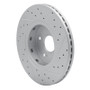 R1 10-13 Suzuki Kizashi Front Left Drilled & Slotted Geo-Carbon Rotor