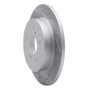 R1 10-13 Suzuki Kizashi Rear Left Drilled & Slotted Geo-Carbon Rotor
