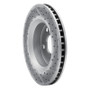 R1 07-18 Jeep Wrangler Front Left Drilled & Slotted Geo-Carbon Rotor