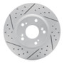 R1 03-17 Acura Ilx Front Left Drilled & Slotted Geo-Carbon Rotor