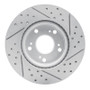 R1 03-17 Acura Ilx Front Left Drilled & Slotted Geo-Carbon Rotor