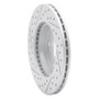 R1 02-15 Acura Rsx Front Right Drilled & Slotted Geo-Carbon Rotor