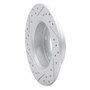 R1 03-08 Acura Tsx Rear Right Drilled & Slotted Geo-Carbon Rotor
