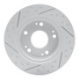 R1 03-08 Acura Tsx Rear Right Drilled & Slotted Geo-Carbon Rotor