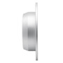 R1 99-04 Jeep Grand Cherokee Rear Left Drilled & Slotted Geo-Carbon Rotor