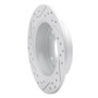 R1 98-02 Acura Cl Rear Right Drilled & Slotted Geo-Carbon Rotor