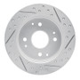 R1 98-02 Acura Cl Rear Left Drilled & Slotted Geo-Carbon Rotor