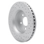 R1 07-12 Dodge Nitro Front Left Drilled & Slotted Geo-Carbon Rotor