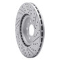 R1 14-26 Alfa Romeo Tonale Front Left Drilled & Slotted Geo-Carbon Rotor