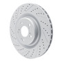 R1 21-26 Acura Tlx Front Left Drilled & Slotted Geo-Carbon Rotor