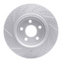 R1 12-25 Dodge Durango Rear Right Drilled & Slotted Geo-Carbon Rotor