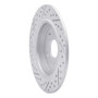 R1 15-26 Acura Adx Rear Right Drilled & Slotted Geo-Carbon Rotor