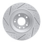 R1 09-14 Acura Tl Rear Right Drilled & Slotted Geo-Carbon Rotor
