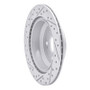 R1 05-12 Acura Rl Rear Right Drilled & Slotted Geo-Carbon Rotor
