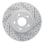 R1 05-12 Acura Rl Front Right Drilled & Slotted Geo-Carbon Rotor