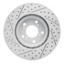 R1 05-12 Acura Rl Front Right Drilled & Slotted Geo-Carbon Rotor
