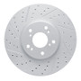 R1 04-08 Acura Tl Front Left Drilled & Slotted Geo-Carbon Rotor