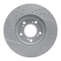 R1 99-04 Acura Rl Front Right Drilled & Slotted Geo-Carbon Rotor