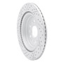 R1 19-25 Ram 1500 Rear Right Drilled & Slotted Geo-Carbon Rotor