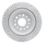R1 19-25 Ram 1500 Rear Right Drilled & Slotted Geo-Carbon Rotor