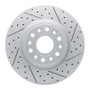 R1 19-25 Ram 1500 Front Right Drilled & Slotted Geo-Carbon Rotor