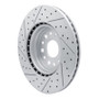 R1 19-25 Ram 1500 Front Right Drilled & Slotted Geo-Carbon Rotor