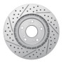 R1 97-05 Acura Nsx Rear Right Drilled & Slotted Geo-Carbon Rotor