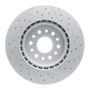 R1 19-25 Ram 1500 Front Left Drilled & Slotted Geo-Carbon Rotor