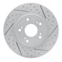 R1 91-96 Acura Nsx Rear Right Drilled & Slotted Geo-Carbon Rotor