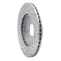 R1 91-96 Acura Nsx Rear Right Drilled & Slotted Geo-Carbon Rotor