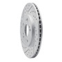 R1 91-96 Acura Nsx Rear Left Drilled & Slotted Geo-Carbon Rotor