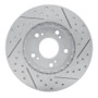 R1 91-96 Acura Nsx Rear Left Drilled & Slotted Geo-Carbon Rotor