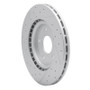 R1 12-25 Chrysler Grand Caravan Front Left Drilled & Slotted Geo-Carbon Rotor