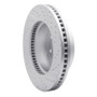 R1 09-25 Dodge Ram 3500 Front Left Drilled & Slotted Geo-Carbon Rotor