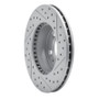 R1 95-97 Ford Crown Victoria Front Left Drilled & Slotted Geo-Carbon Rotor