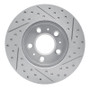 R1 95-97 Ford Crown Victoria Front Left Drilled & Slotted Geo-Carbon Rotor