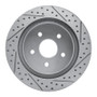R1 04-06 Dodge Ram 1500 Pickup Rear Left Drilled & Slotted Geo-Carbon Rotor