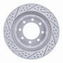 R1 03-08 Dodge Ram 1500 Pickup Rear Right Drilled & Slotted Geo-Carbon Rotor