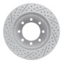R1 03-08 Dodge Ram 3500 Front Right Drilled & Slotted Geo-Carbon Rotor