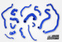 do88 07-10 BMW 135i/335i N54 (E82/E88/E9X) Coolant Hoses - Blue