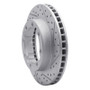 R1 88-00 Chevrolet K2500 Suburban Front Right Drilled & Slotted Geo-Carbon Rotor