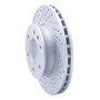 R1 06-25 American Coach Patriot Front Left Drilled & Slotted Geo-Carbon Rotor